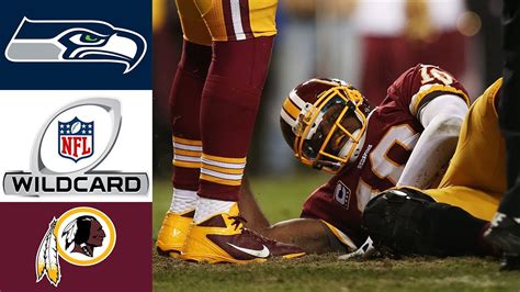 seahawks vs redskins nfc wild card|Seahawks 24.